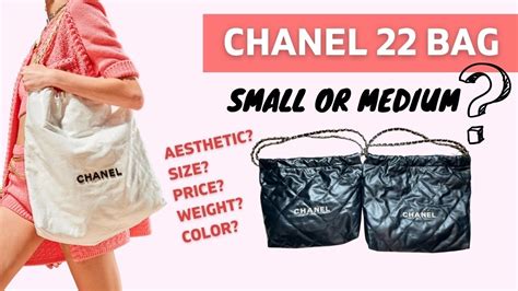 chanel 22 blue|chanel 22 sizes medium.